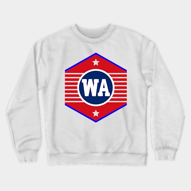 Washington Crewneck Sweatshirt by colorsplash